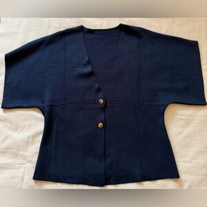 Classic Navy Women's Cardigan